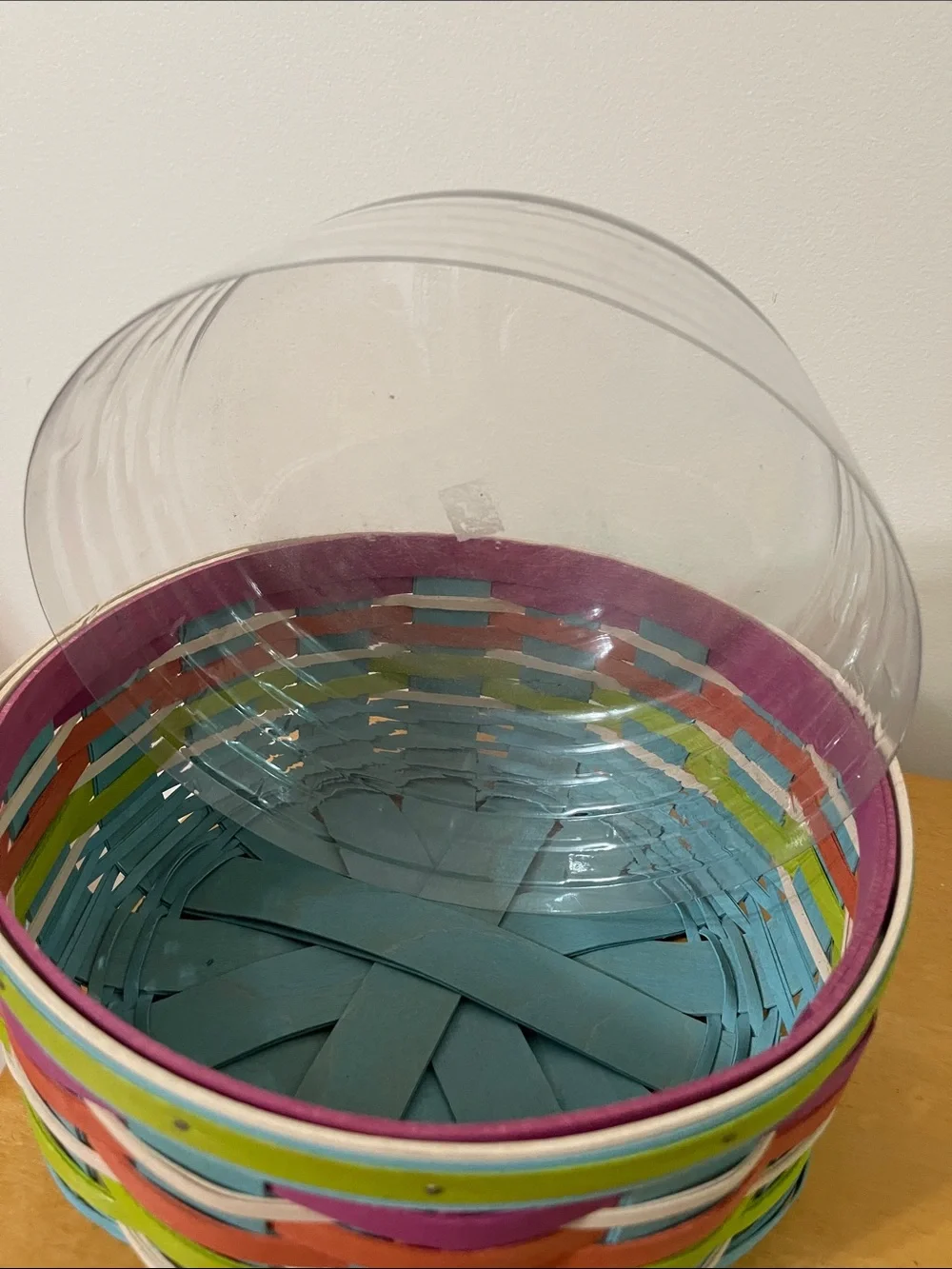 Rare Multi-Colored Longaberger Basket